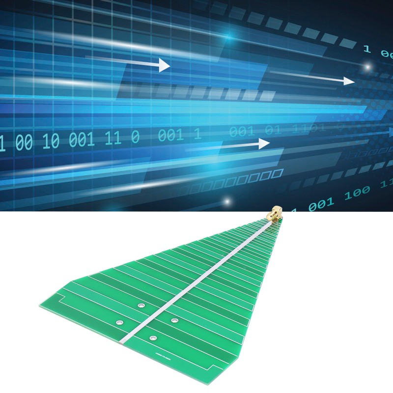 Log Periodic Antenna UWB UltraWide Bandwidth Printed Circuit Board Module