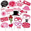Valentine's Day Photo Booth Props Happy Lovers Selfie Photobooth Props,