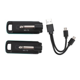 Wireless Guitar Sound Transmission System USB Rechargeable UHF Wireless Guitar Transmitter Receiver for Electric Guitar Bass