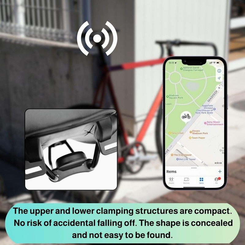 Lyivisk Bicycle Mount Hidden Anti-Theft Holder for Compatible with Mountain