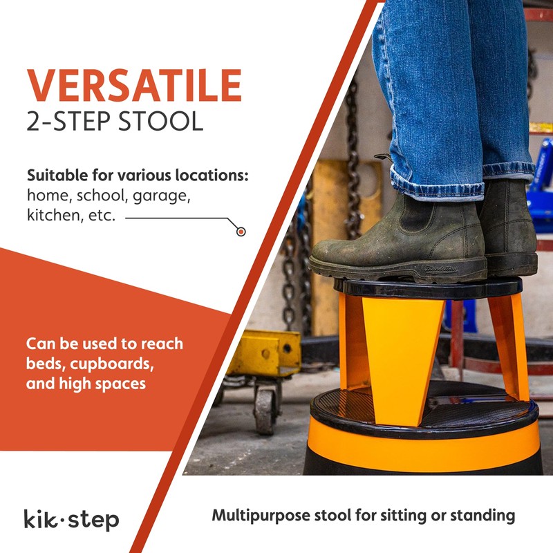 Cramer Kik Step Steel Step Stool - Two Step Stool,