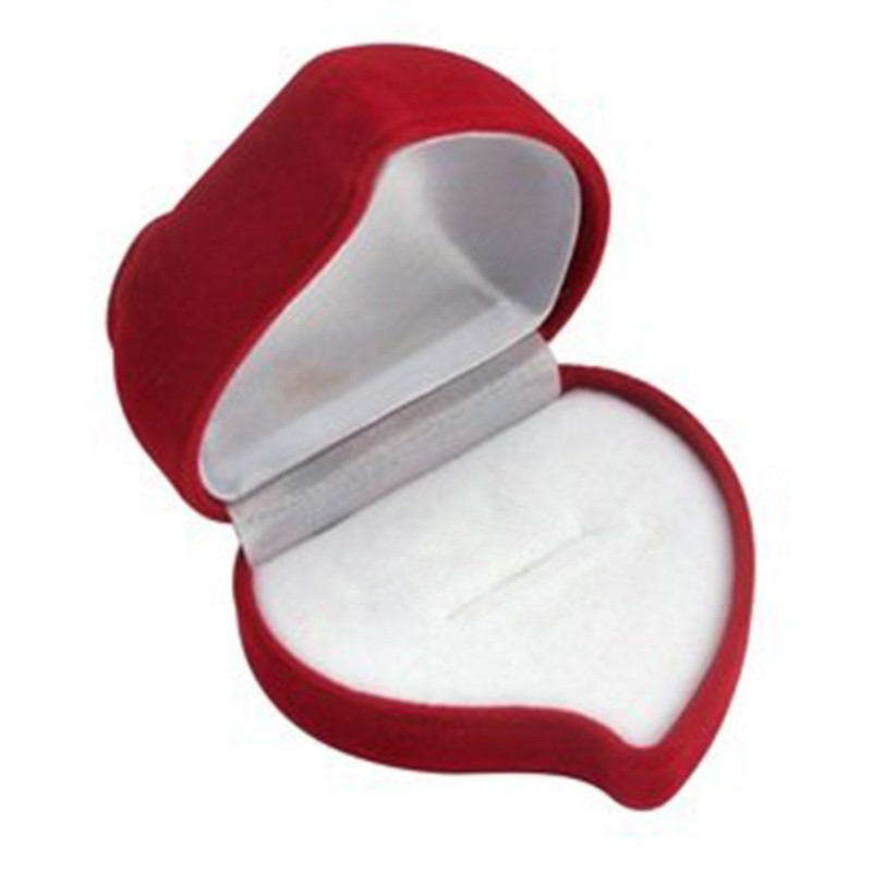 TRIXES Ring Box Engagement Luxury Red Love Heart Wedding Proposal