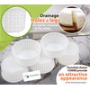 PetriStor 5 pcs Soft Cheese Mold for Cheese Making 0.8QT