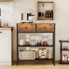 HOOBRO 29.5" Narrow Console Table with 2 Fabric Drawers, Sofa