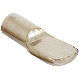 Slide-Co 243363 Shelf Support Peg, 1/4-Inch, Nickel Plated Metal,(Pack of 8)