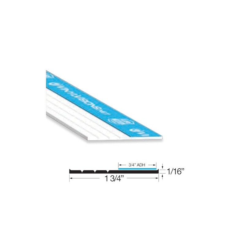Gordon Glass® White 1-3/4" TRIMQUICK Flat Vinyl | Gordon Glass®