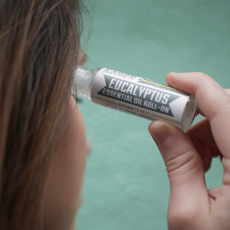 Rinse Bath & Body Eucalyptus Essential Oil Roll-On – Pure