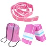 Yoga Blocks Set of 2 with 12 Loop Stretch Band