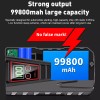 99800mAh Car Jump Starter 2500A Portable Charger Car Battery Booster