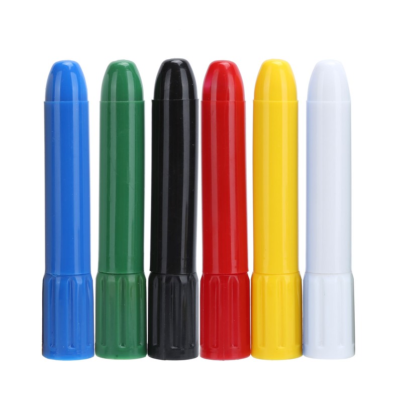 6pcs / box Face Painting Twistable Crayons Washable Face Painting