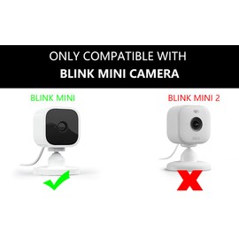 Teccle 2 Pack Window Mount for Blink Mini, Through Window Use Blink Mini, No Indoor Reflections