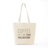 CafePress Coffee Then Phlebotomy Tote Bag Natural Canvas Tote Bag,