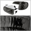Auto Dynasty Smoked Housing Clear Corner Headlight Head Lamps+Tool Kit