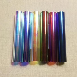 M00797 MOREZMORE Angelina Fantasy Film 6 Color Sampler Pack Fusible Heat Bondable Film for Making Wings and Resin Craft