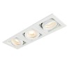 Saxby 78532 Xeno Matt White IP20 Indoor Triple Boxed Downlight