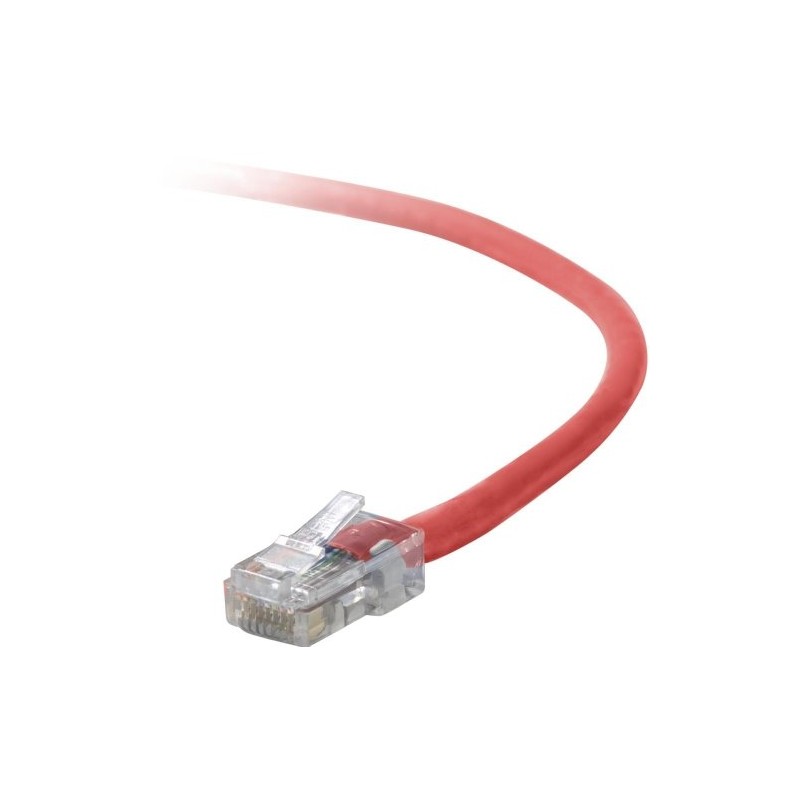 Belkin A3L791-03-RED-S 3-Feet Cat 5E Network Cable