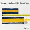 COUVER HB777 - Diadema deportiva larga y gruesa para cabeza