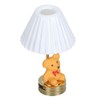 1: 12 Scale Dollhouse Bear Table Decor Realistic LED Lamp
