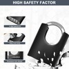 ZHEGE Outdoor Combination Padlock, 4 Digit Padlocks with Code, Heavy