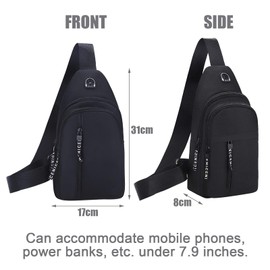 JSTHHTT Sling Backpack Stylish and Convenient Chest Bag Crossbody Sling Bag for Travel Sling Bag for Men Versatile One Shoulder Backpack Trendy Cross Body Sling Bag for Men Women