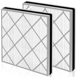 HE400 HE401 Filter Replacement for Shark Air Purifier 4 Fan, Compatible with Shark HE400 HE401 HE402 HE405 Air Models, True HEPA Filter, Replace Part # HE4FKPET, 2 Pack By Improvedhand