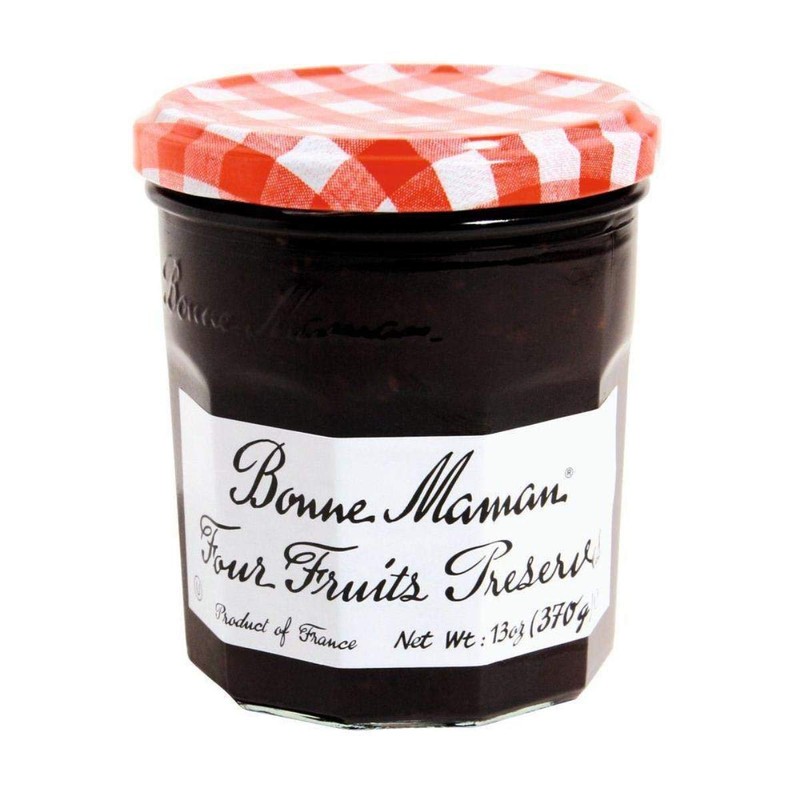 Bonne Maman Four Fruits Preserves, 13-Ounce Jars (Pack of 6)