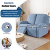 TAOCOCO Recliner Loveseat Cover, Stretch Jacquard Reclining Loveseat Cover Furniture