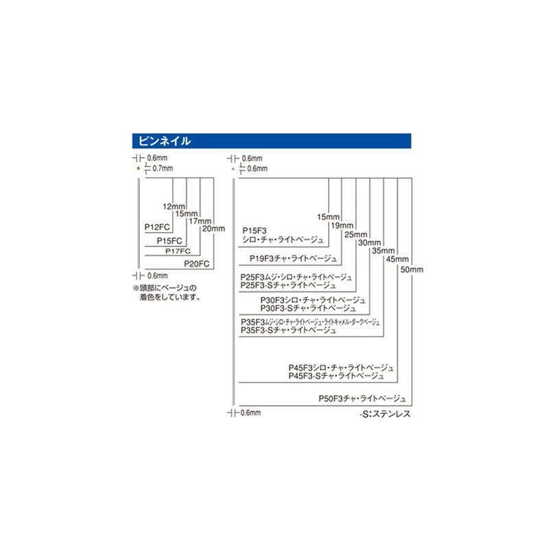 MAX P30F3 Pin Nail White