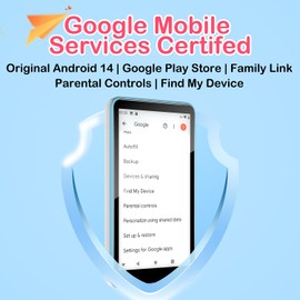 96GB Android MP3 Player for Kids with Bluetooth and WiFi - 4" Touch Screen,Streaming Music&Video Player with Spotify&Google Play Store,FM Radio,Parental Control | DGTenk MP4 Player (Blue)