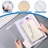 Eidoct Clear Plastic Wallets, 30 Pack A4 Plastic Folders Document