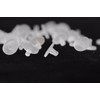 GoProver 100 Pack Earring Backs Earring Stoppers Clear Rubber Bullet
