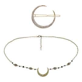 2 Pieces Metal Head Chain, Creative Personality, Gothic Vintage Stylish Hair Accessories, Adjustable, Women'S Forehead Decorative Accessories.