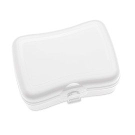 koziol lunch box Basic, thermoplastic, white, 12.2 x 16.8 x 6.6 cm