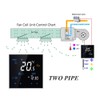 Thermostat WiFi, Four Pipe Intelligent Room Thermostat Digital Programmable Temperature