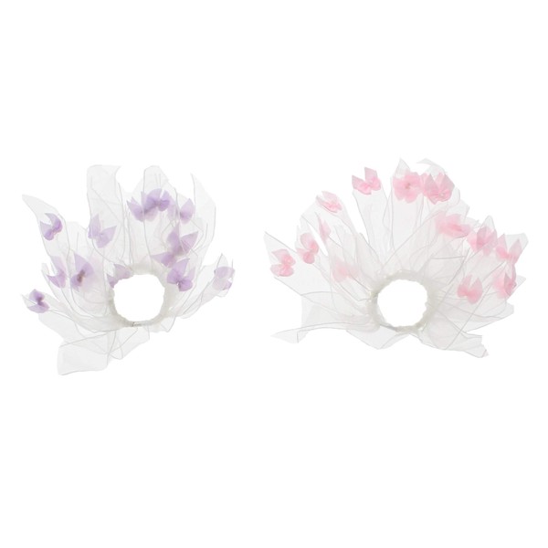 Zac's Alter Ego Set of 2 Pastel Windmill Scrunchies with
