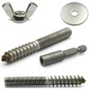 Hurricane Shutter Hardware Kit with Stainless Steel Hanger Bolts, Nuts,