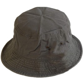 NEWHATTAN Stonewash Bucket Hat 1500 - olive