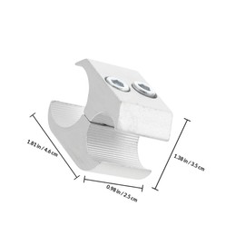 GOOHOCHY 2 Stück Aluminiumlegierung Rohrschellenverbindung für Rollstuhl Stabile Rohrklemmen für 19mm 22mm/25mm Rohre Geeignet für Innen und Außenbereich
