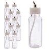 Set of 10 Plastic 3.4 Ounce (100cc) Airbrush Bottles (Jars)