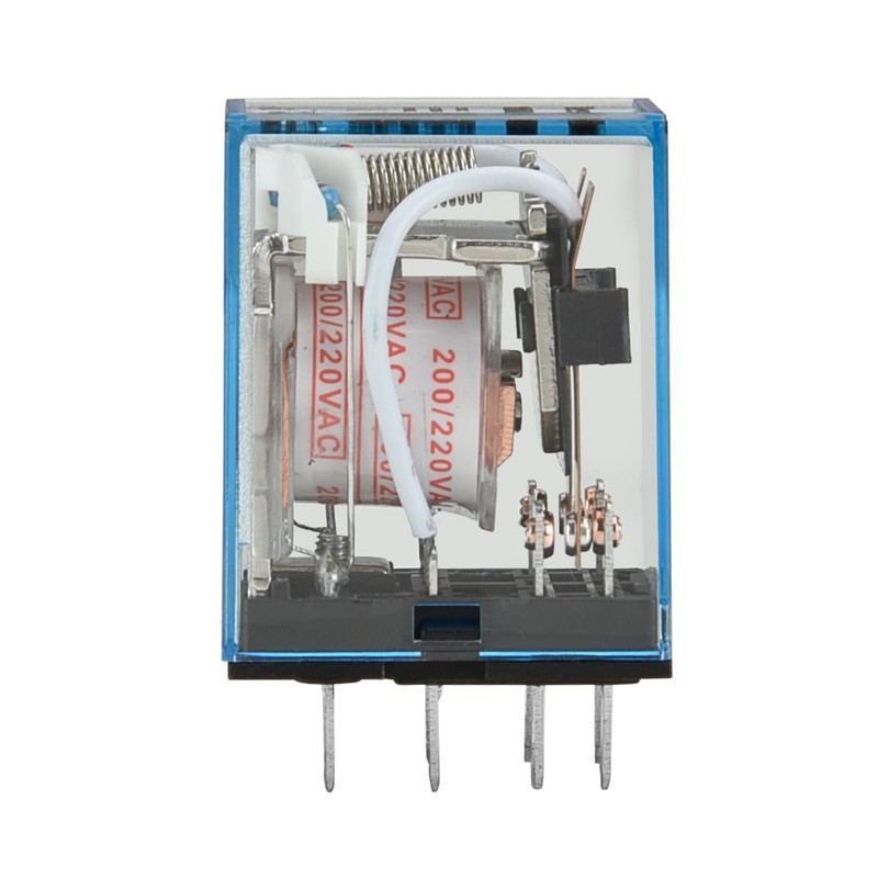 Heschen Gereral Purpose Relay, MY2NJ, 220VAC Coil, 5A 24VDC/220VAC, DPDT,