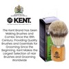 Kent Large Wooden Bristle Shaving Brush Large - Wood -