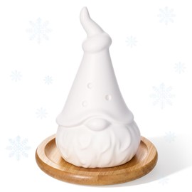 Santa Claus Ceramic Oil Diffuser Passive Wooden Tray Christmas