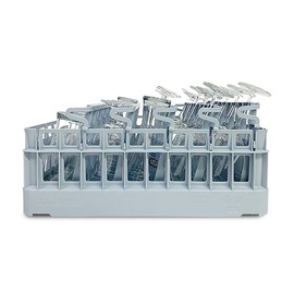 Dishwasher Baskets 500mm Open Glasswasher Basket Click-in Glass Recliners 5 Tier Cascading Dishwasher Basket for Washing Stemmed Glasses, Champagne Flutes Capacity: 25 Glasses/Row Depth = 75mm