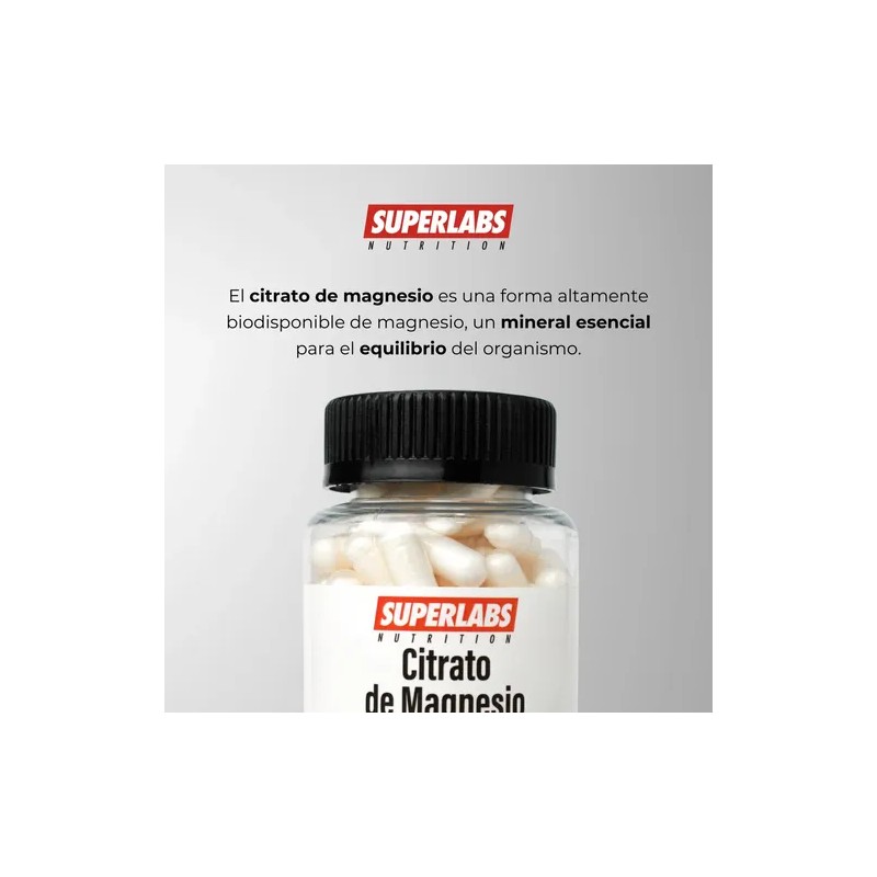 Superlabs Nutrition 3pack Magnesio Citrato 500mg 100caps Sabor