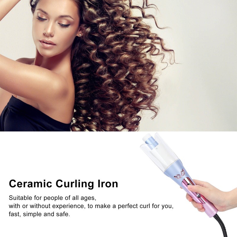Curling Iron Portable Gradient Color Smart Wet Dry Dual Use