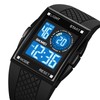 Gosasa Men Sports Military Watches Digital Airplane Shaped LED Light