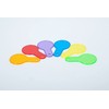 TickiT 73109 Translucent Colour Mixing Paddles - 6 Colours, Primary