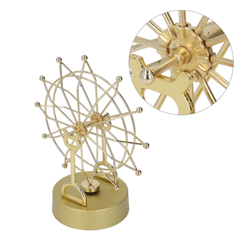 Electronic Ferris Wheel Desk Toy Magnetic Rotation Perpetual Motion Home