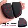 TANDRIVE Key Fob Cover for 2022 2023 2024 2025 Chevy