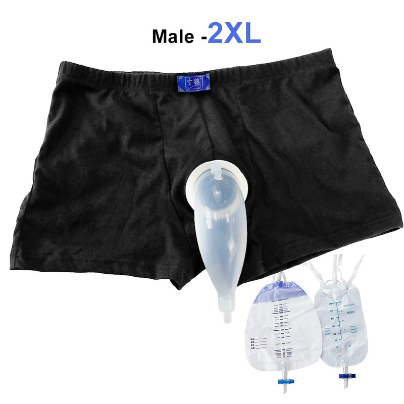 Male External Urine Collector for Bedside & Travel Use –